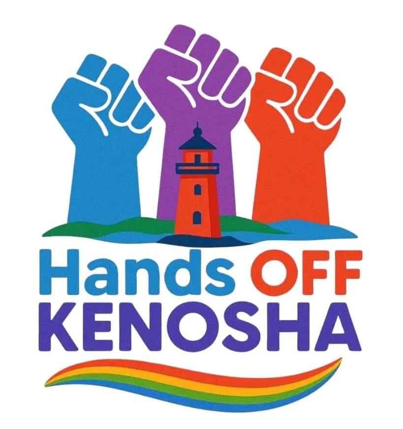 Hands Off Kenosha Logo